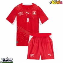 Switzerland Remo Freuler #8 Replica Home Minikit World Cup 2026 Short Sleeve (+ pants)